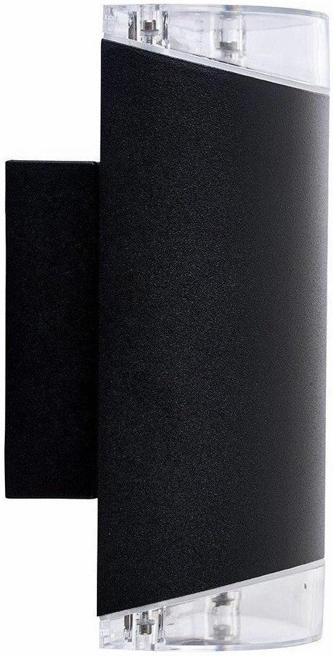 Dyberg Larsen Ribe Up Down Light Outdoor Wall Lamp, Matt Black ambient lighting fixture