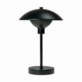 Dyberg Larsen Roma Table Lamp Matt Black, 20cm designer outdoor lamp
