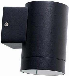 Dyberg Larsen Stege Outdoor Wall Lamp, Matt Black ambient lighting fixture