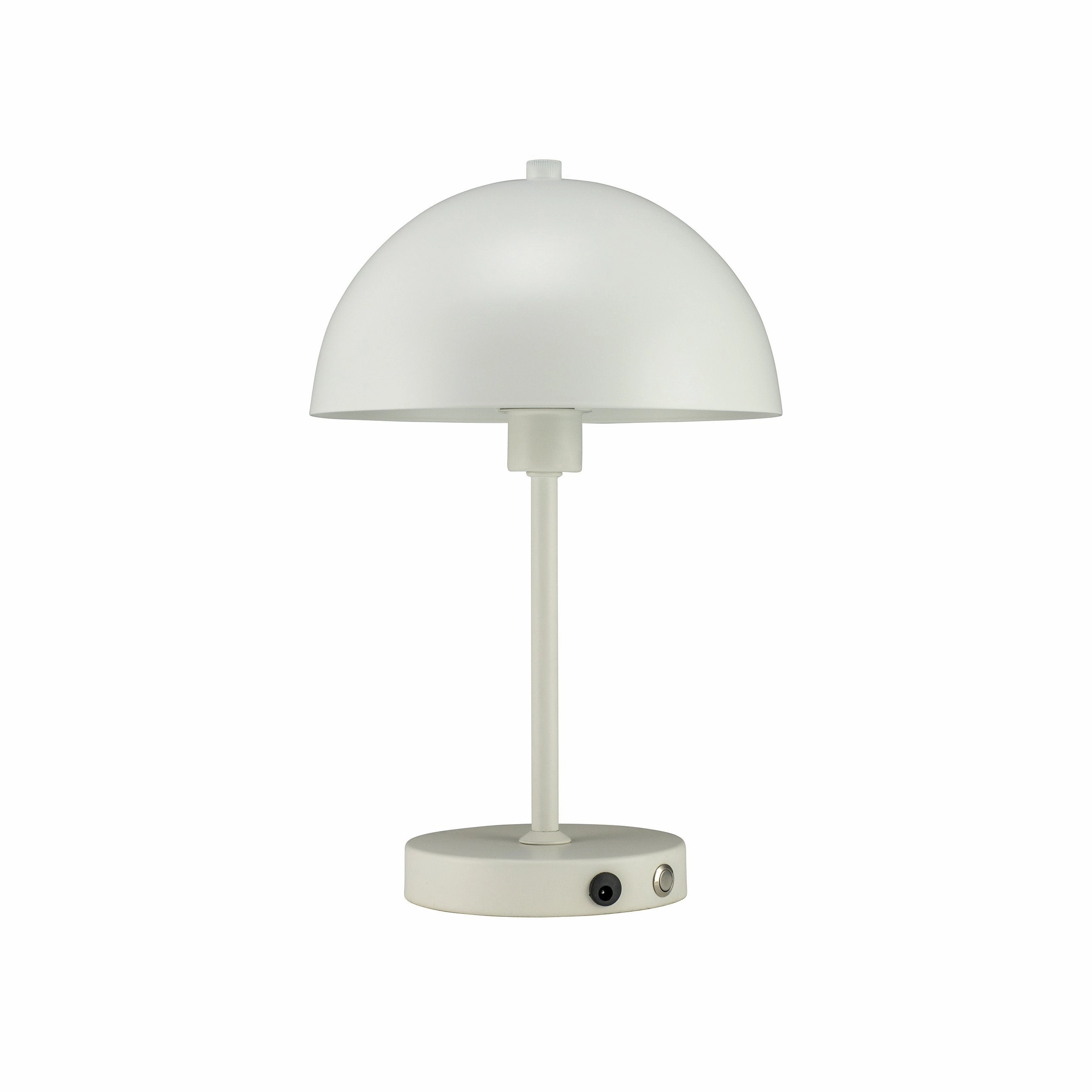 Dyberg Larsen Stockholm Led Table Lamp, White designer outdoor lamp