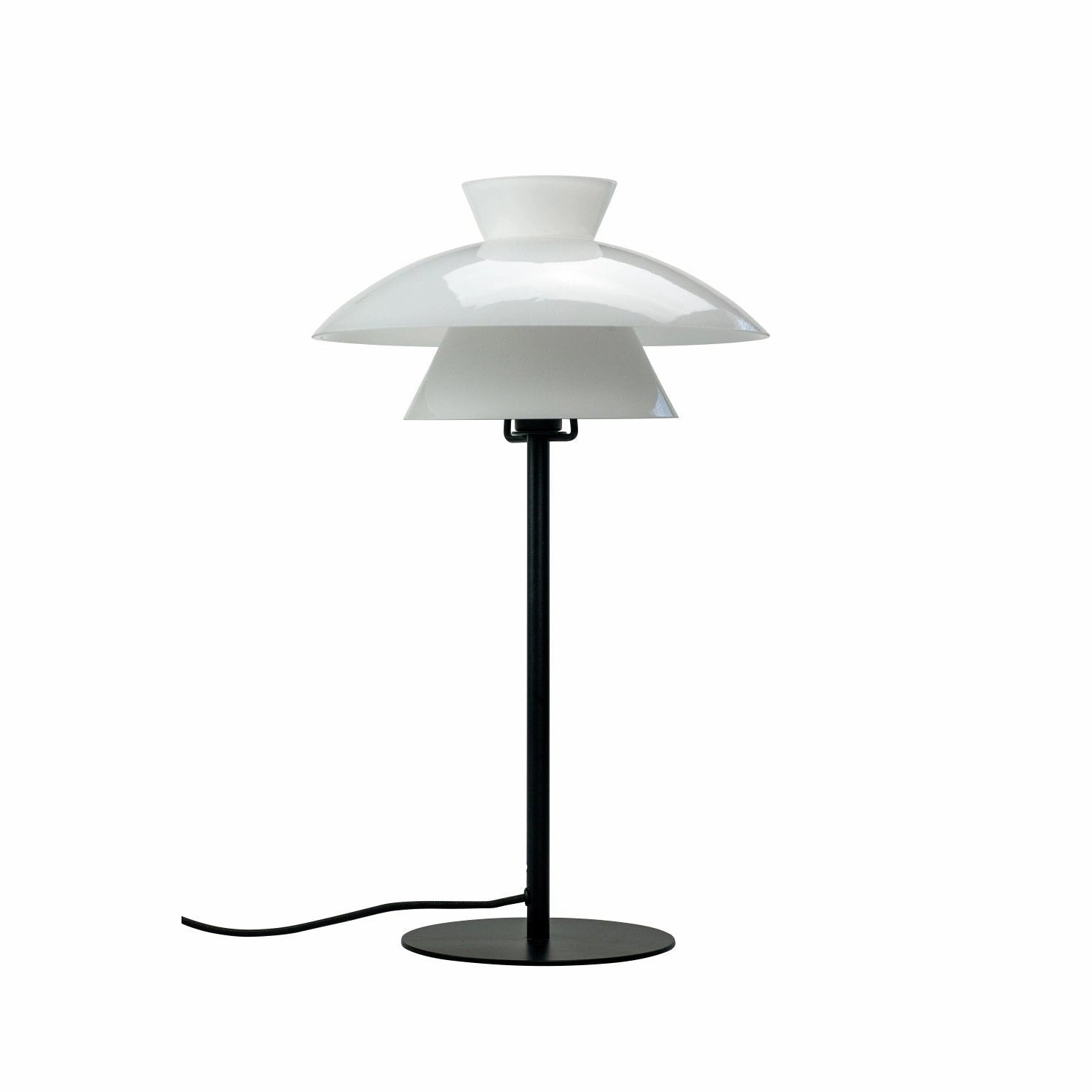 Dyberg Larsen Valby Table Lamp Opal, Three Screens designer outdoor lamp