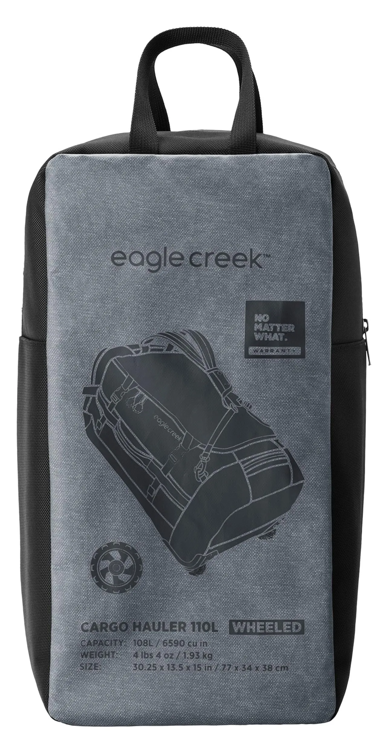 Eagle Creek Cargo Hauler Wheeled Duffel Travel Bag with Backpack Straps and Handles, Lockable U-Lid Opening, End Compartments, and Compression Straps Bags Eagle-Creek