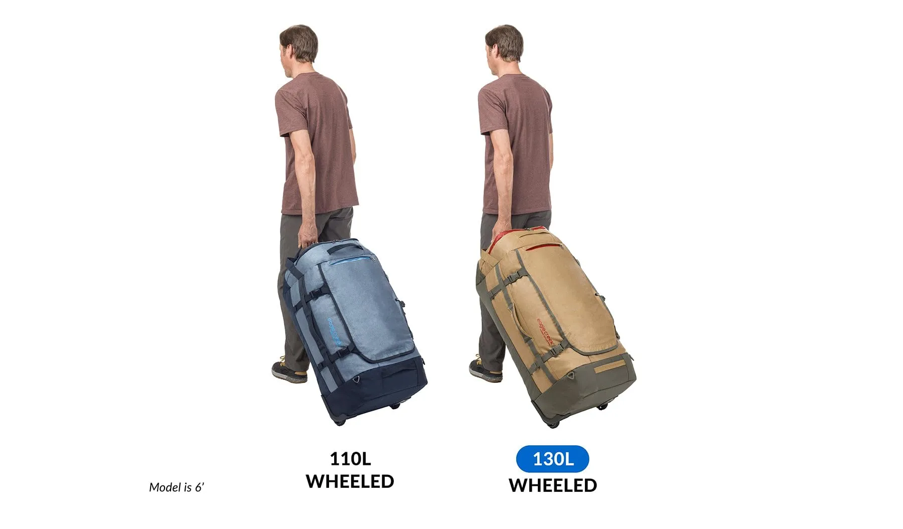 Eagle Creek Cargo Hauler Wheeled Duffel Travel Bag with Backpack Straps and Handles, Lockable U-Lid Opening, End Compartments, and Compression Straps Bags Eagle-Creek