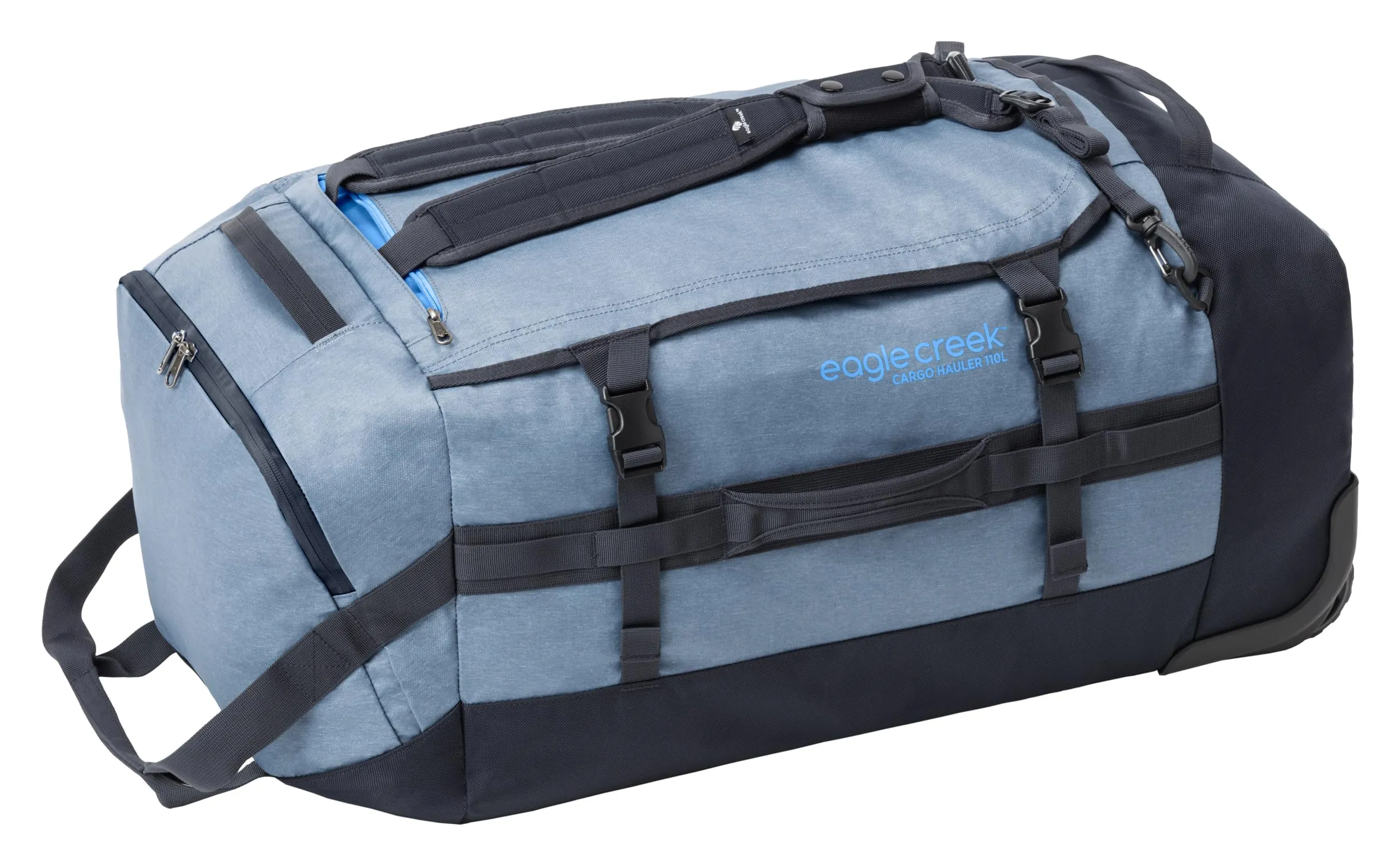 Eagle Creek Cargo Hauler Wheeled Duffel Travel Bag with Backpack Straps and Handles, Lockable U-Lid Opening, End Compartments, and Compression Straps Bags Eagle-Creek