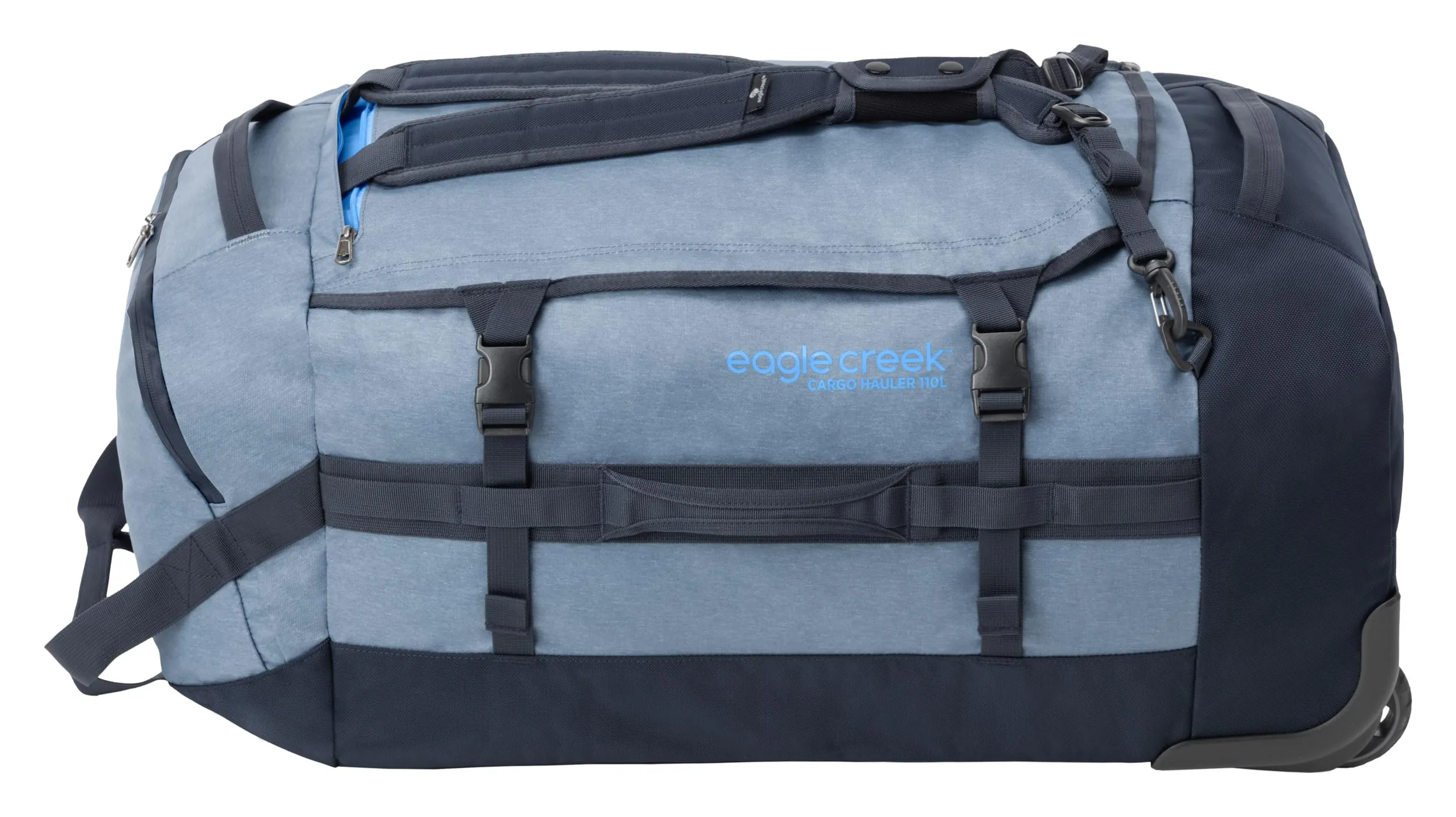 Eagle Creek Cargo Hauler Wheeled Duffel Travel Bag with Backpack Straps and Handles, Lockable U-Lid Opening, End Compartments, and Compression Straps Bags Eagle-Creek