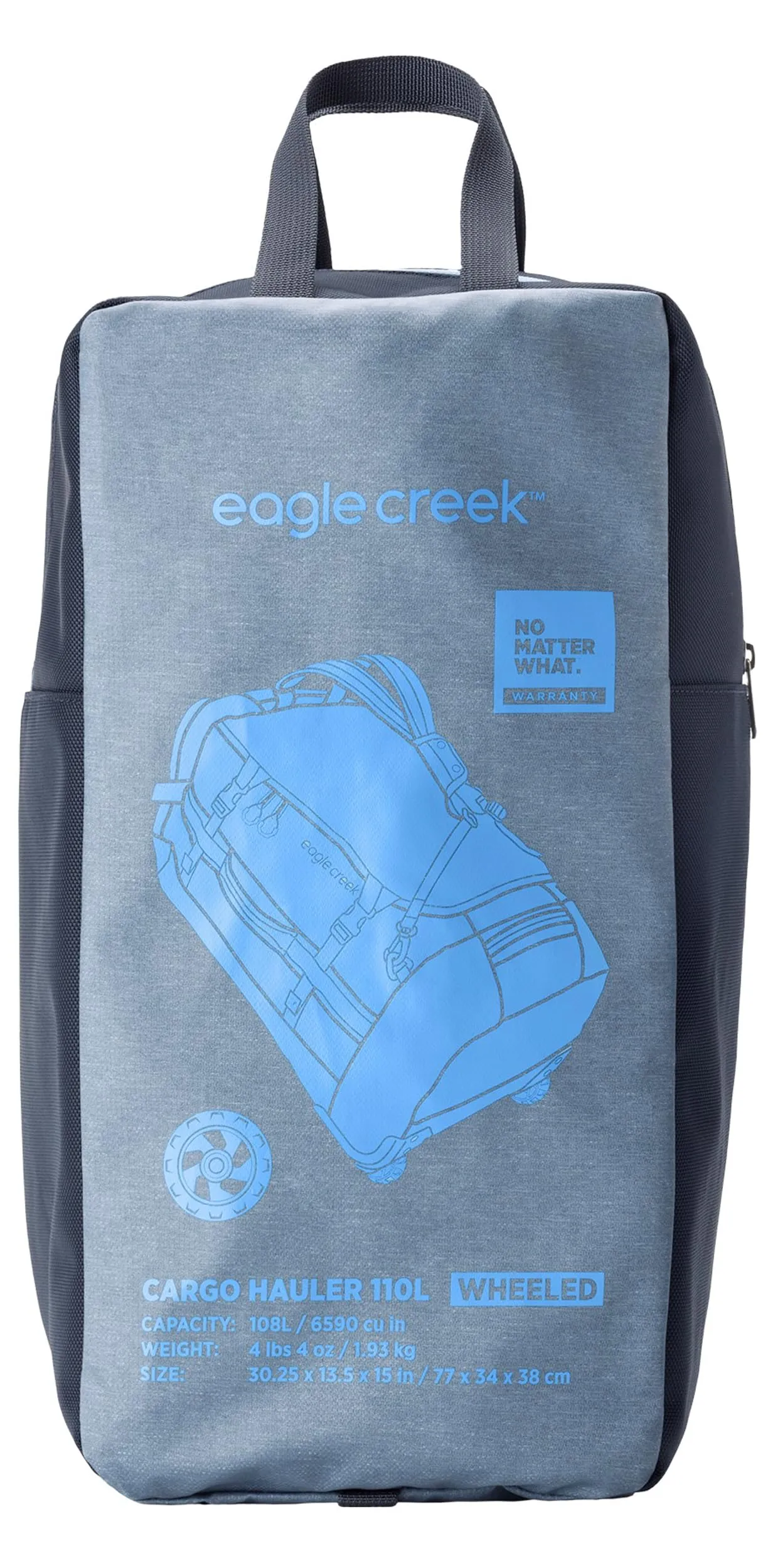 Eagle Creek Cargo Hauler Wheeled Duffel Travel Bag with Backpack Straps and Handles, Lockable U-Lid Opening, End Compartments, and Compression Straps Bags Eagle-Creek