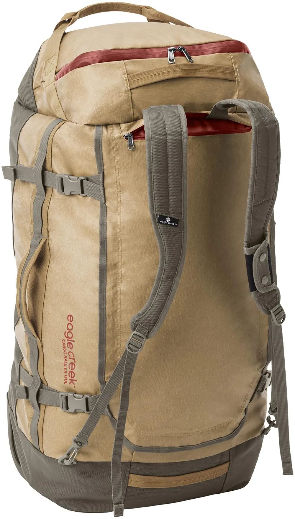 Eagle Creek Cargo Hauler Wheeled Duffel Travel Bag with Backpack Straps and Handles, Lockable U-Lid Opening, End Compartments, and Compression Straps Bags Eagle-Creek