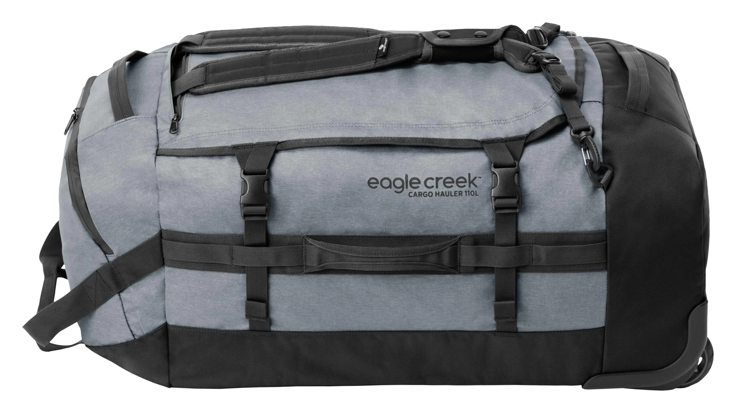 Eagle Creek Cargo Hauler Wheeled Duffel Travel Bag with Backpack Straps and Handles, Lockable U-Lid Opening, End Compartments, and Compression Straps Bags Eagle-Creek