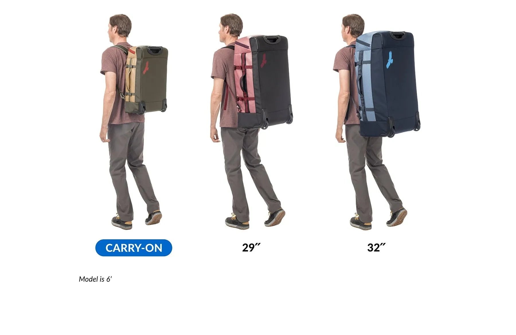 Eagle Creek Cargo Hauler XT Wheeled Luggage Duffel with Telescoping Handle and Straps, Lockable U-Lid, Top Compartment, and Compression Straps Bags Eagle-Creek