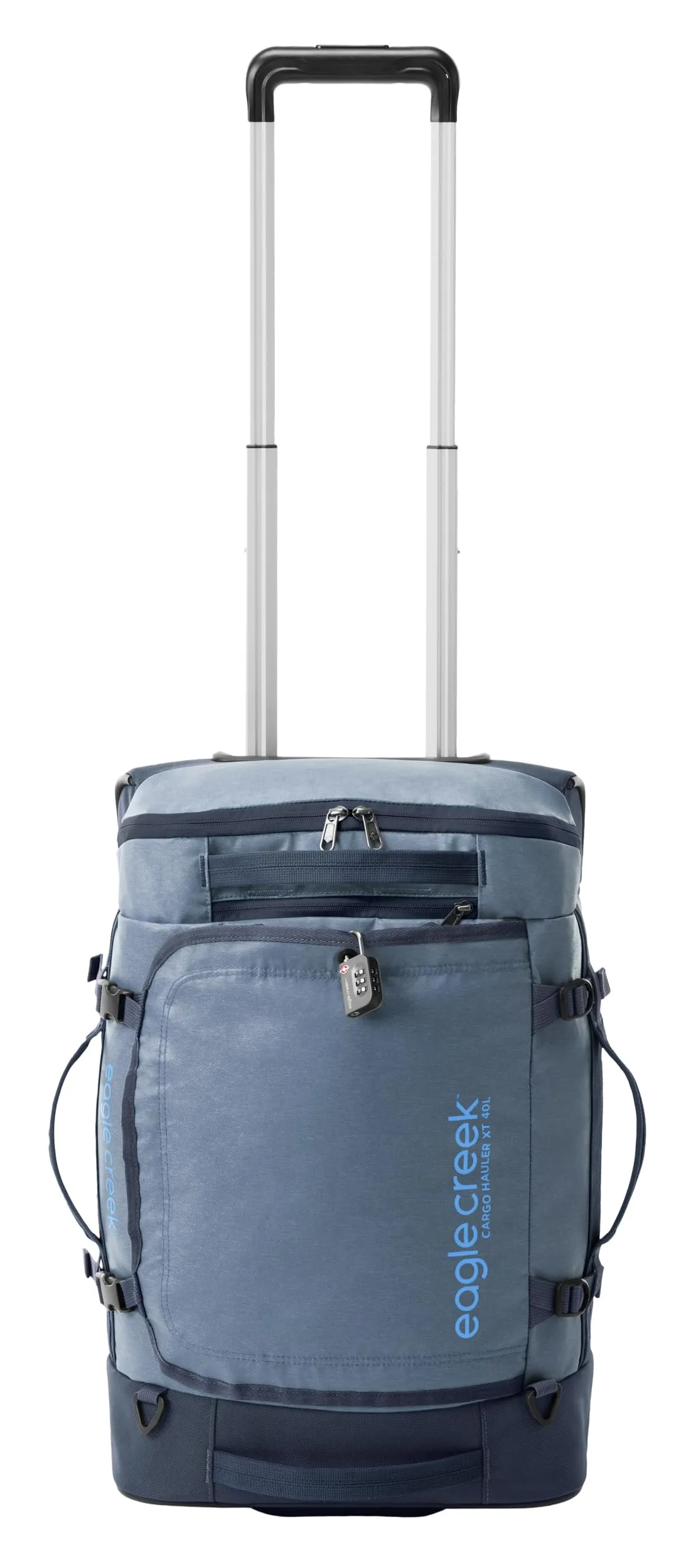 Eagle Creek Cargo Hauler XT Wheeled Luggage Duffel with Telescoping Handle and Straps, Lockable U-Lid, Top Compartment, and Compression Straps Bags Eagle-Creek