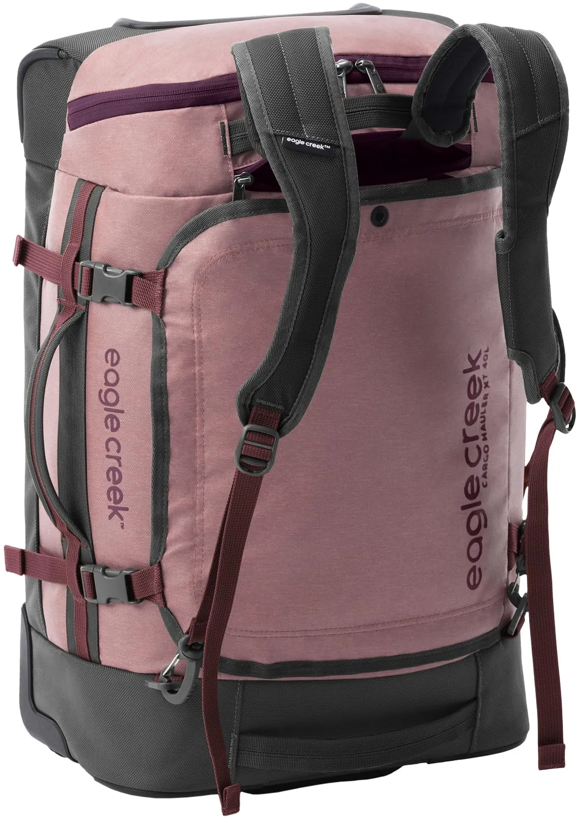 Eagle Creek Cargo Hauler XT Wheeled Luggage Duffel with Telescoping Handle and Straps, Lockable U-Lid, Top Compartment, and Compression Straps Bags Eagle-Creek