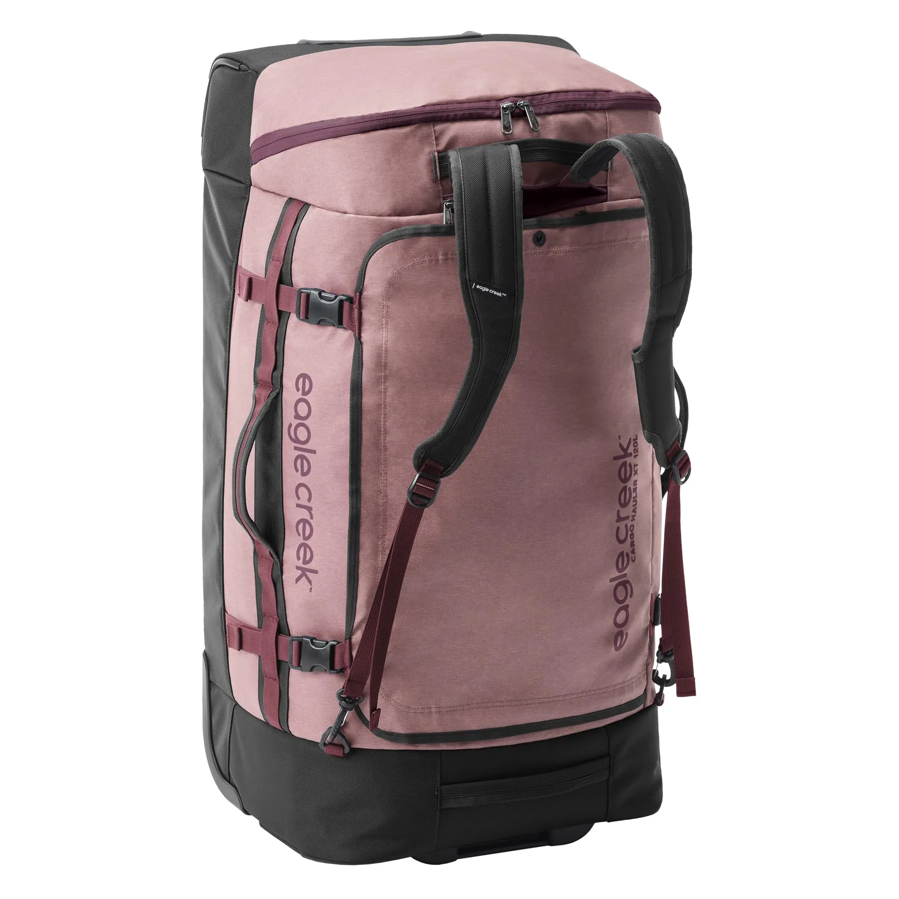 Eagle Creek Cargo Hauler XT Wheeled Luggage Duffel with Telescoping Handle and Straps, Lockable U-Lid, Top Compartment, and Compression Straps Bags Eagle-Creek