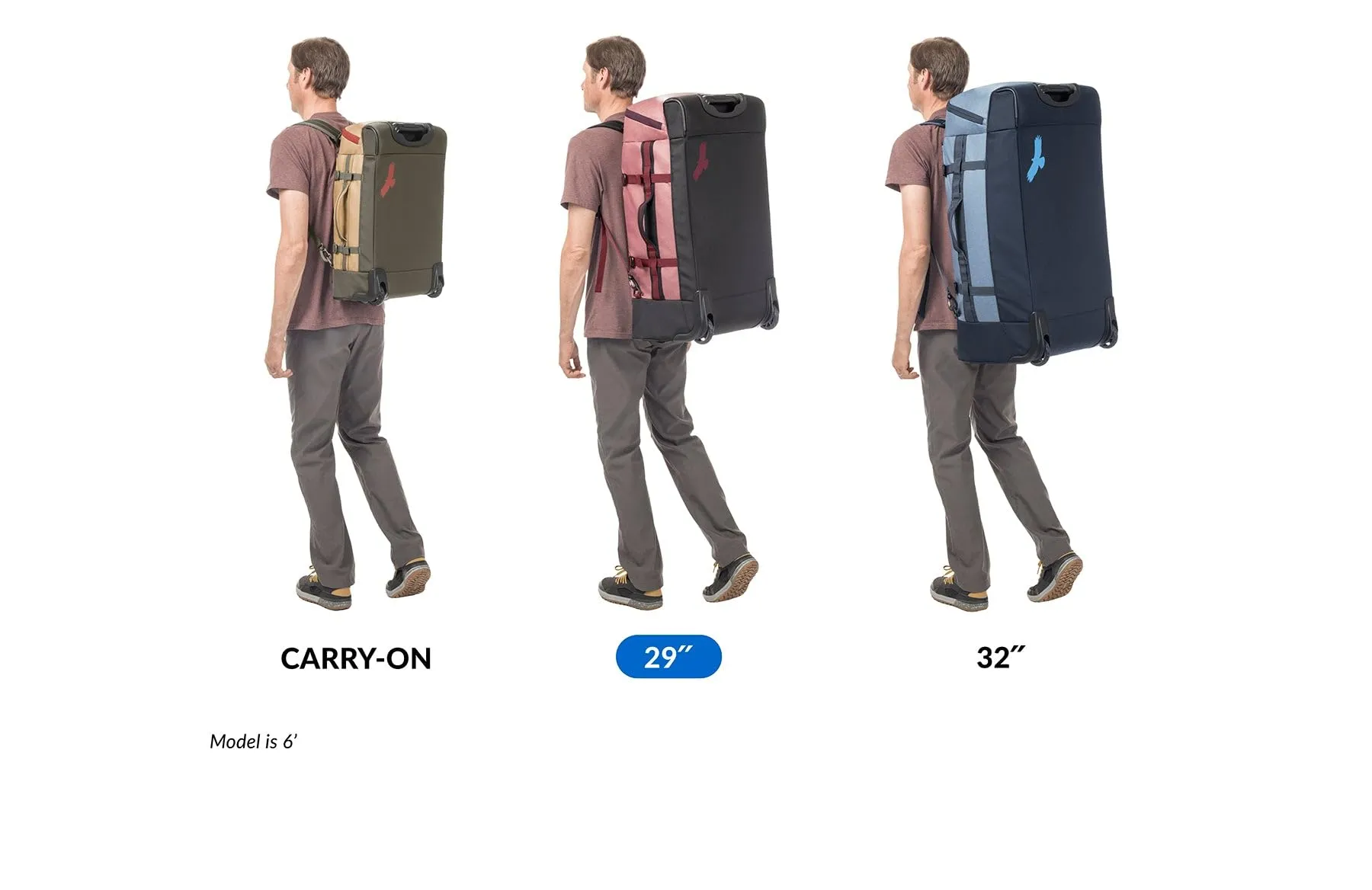 Eagle Creek Cargo Hauler XT Wheeled Luggage Duffel with Telescoping Handle and Straps, Lockable U-Lid, Top Compartment, and Compression Straps Bags Eagle-Creek