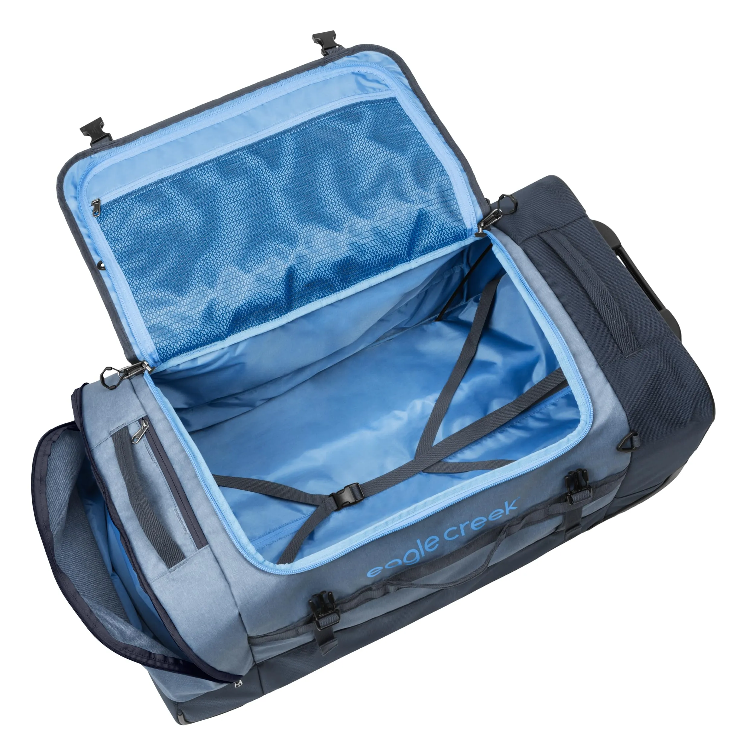 Eagle Creek Cargo Hauler XT Wheeled Luggage Duffel with Telescoping Handle and Straps, Lockable U-Lid, Top Compartment, and Compression Straps Bags Eagle-Creek