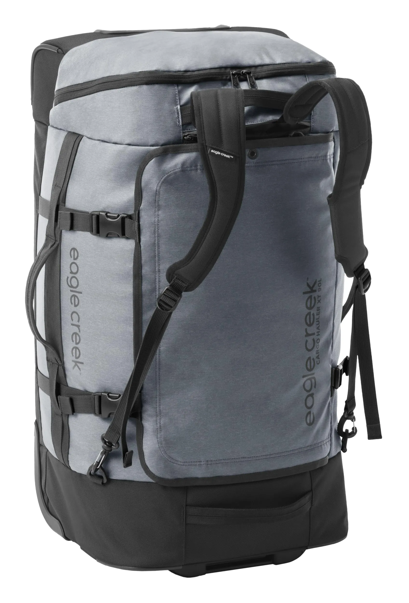 Eagle Creek Cargo Hauler XT Wheeled Luggage Duffel with Telescoping Handle and Straps, Lockable U-Lid, Top Compartment, and Compression Straps Bags Eagle-Creek