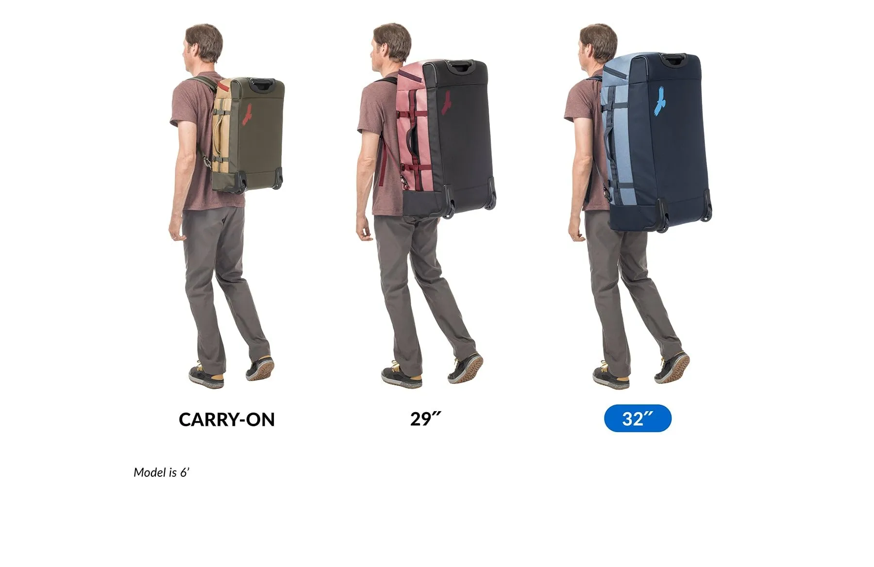 Eagle Creek Cargo Hauler XT Wheeled Luggage Duffel with Telescoping Handle and Straps, Lockable U-Lid, Top Compartment, and Compression Straps Bags Eagle-Creek
