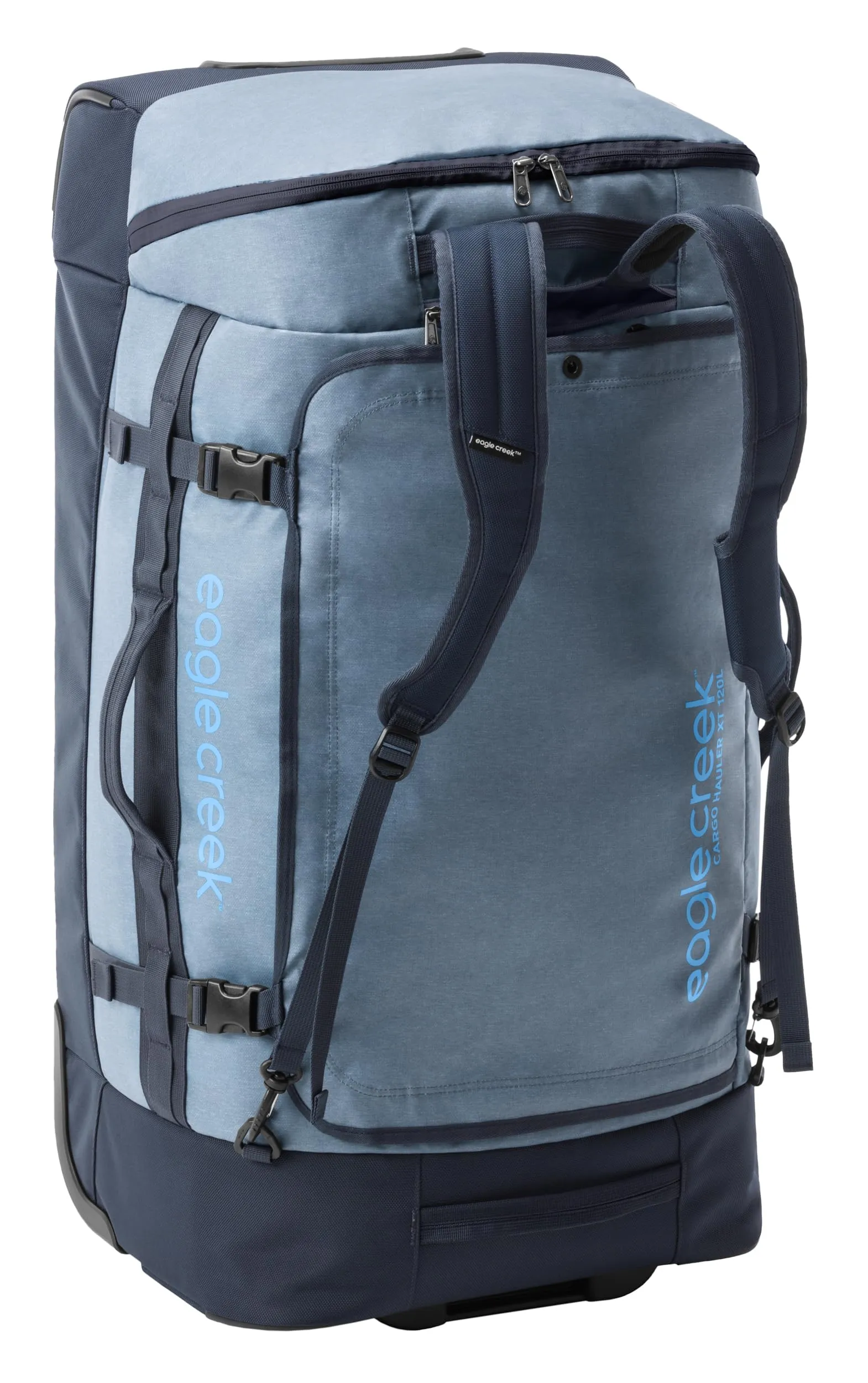 Eagle Creek Cargo Hauler XT Wheeled Luggage Duffel with Telescoping Handle and Straps, Lockable U-Lid, Top Compartment, and Compression Straps Bags Eagle-Creek