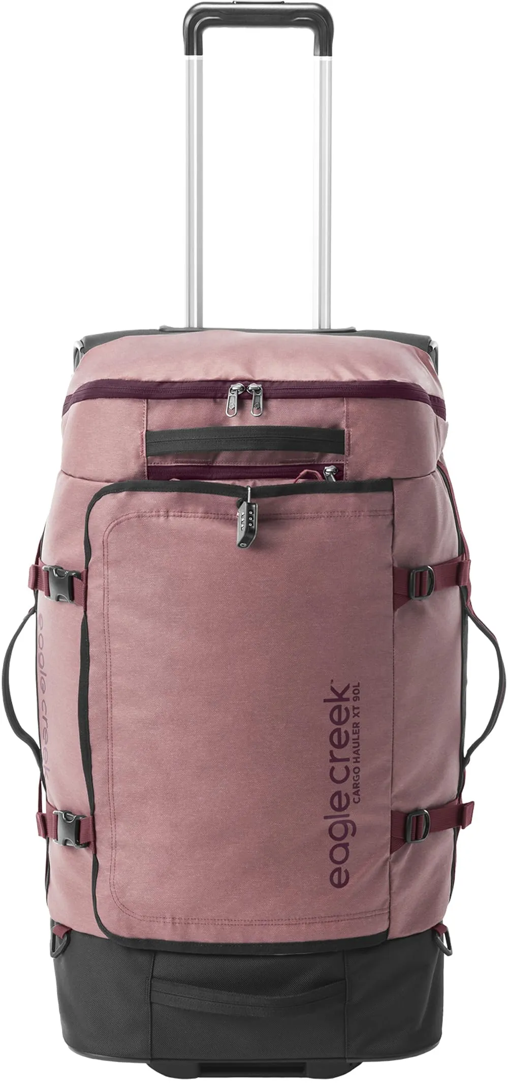 Eagle Creek Cargo Hauler XT Wheeled Luggage Duffel with Telescoping Handle and Straps, Lockable U-Lid, Top Compartment, and Compression Straps Bags Eagle-Creek