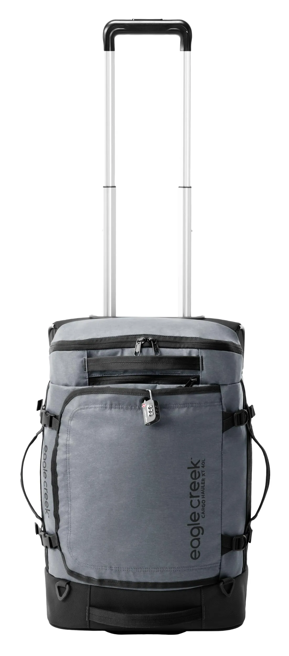 Eagle Creek Cargo Hauler XT Wheeled Luggage Duffel with Telescoping Handle and Straps, Lockable U-Lid, Top Compartment, and Compression Straps Bags Eagle-Creek