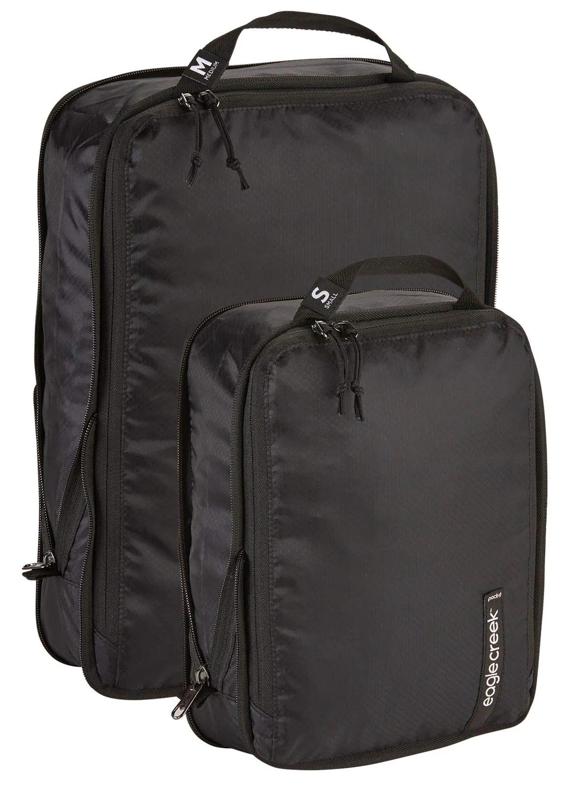 Eagle Creek Pack-It Isolate Compression Packing Cubes for Travel - Durable and Water-Resistant with Ultra-Lightweight, Machine-Washable Poly Ripstop Fabric Bags Eagle-Creek