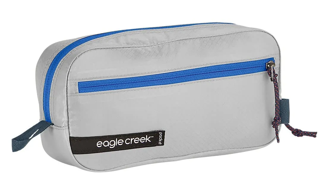eagle creek Pack-It Isolate Quick Trip XS Travel Toiletry Bag Made with Water-Repellant Poly Ripstop Fabric, Full-Length Zipper for Visibility and Zip Side Pockets Bags Eagle-Creek