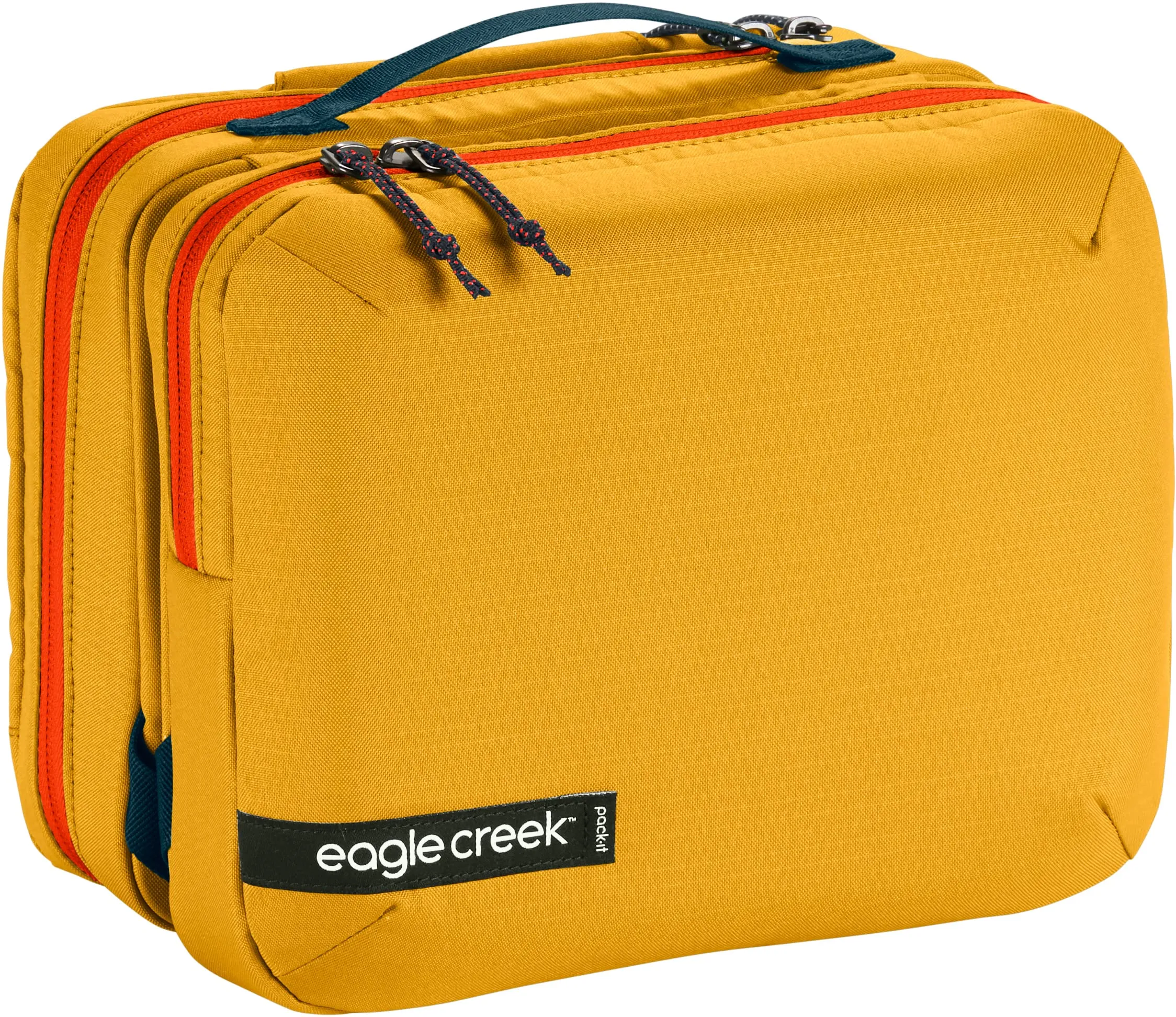 eagle creek Pack-It Reveal Trifold Toiletry Bag Featuring 3 Large Compartments with Elastic and Zip Organizers Made with Durable, Water-Repellent Materials Bags Eagle-Creek