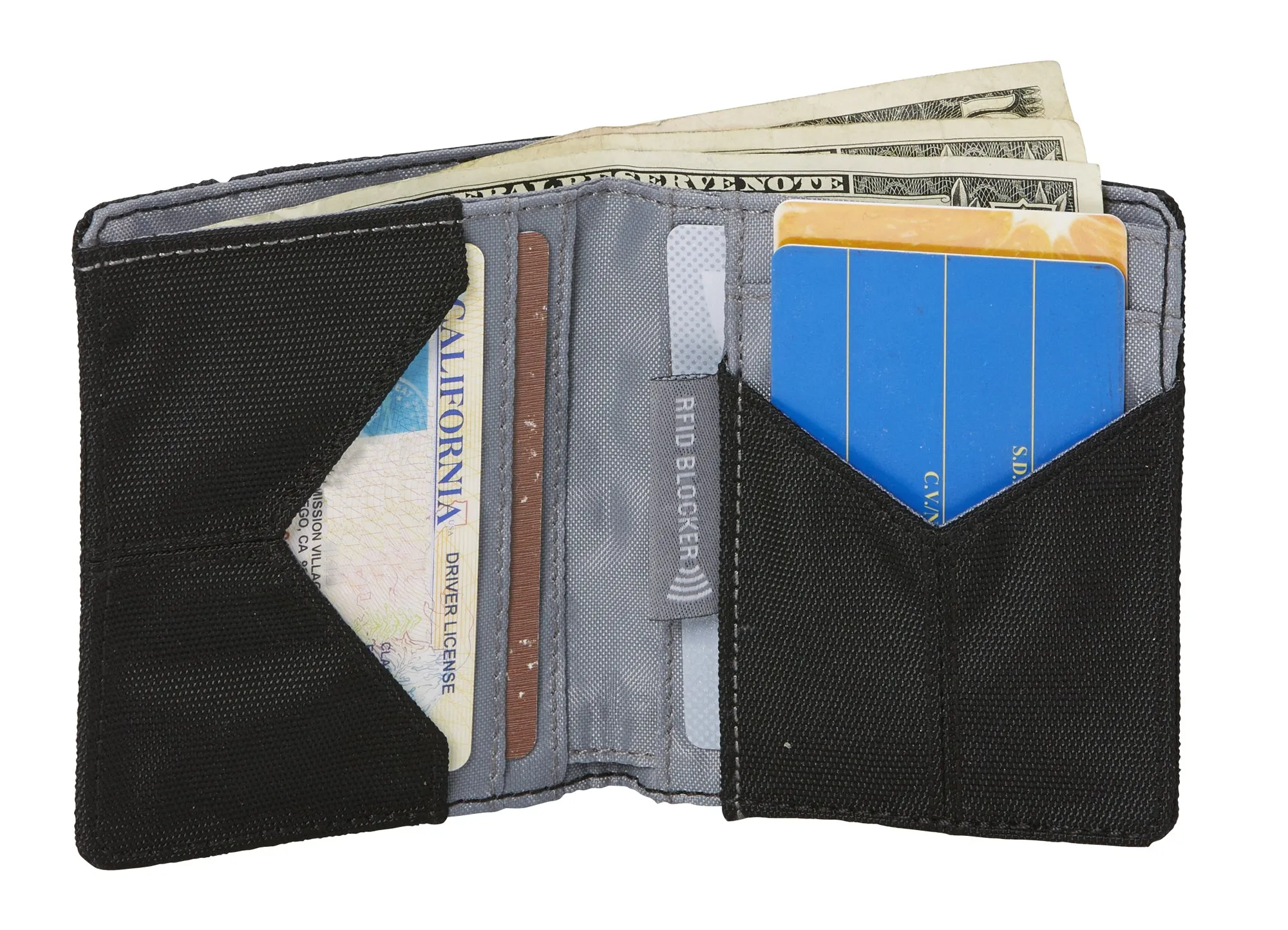Eagle Creek RFID Bi-Fold Wallet Vertical Black Bags Eagle-Creek