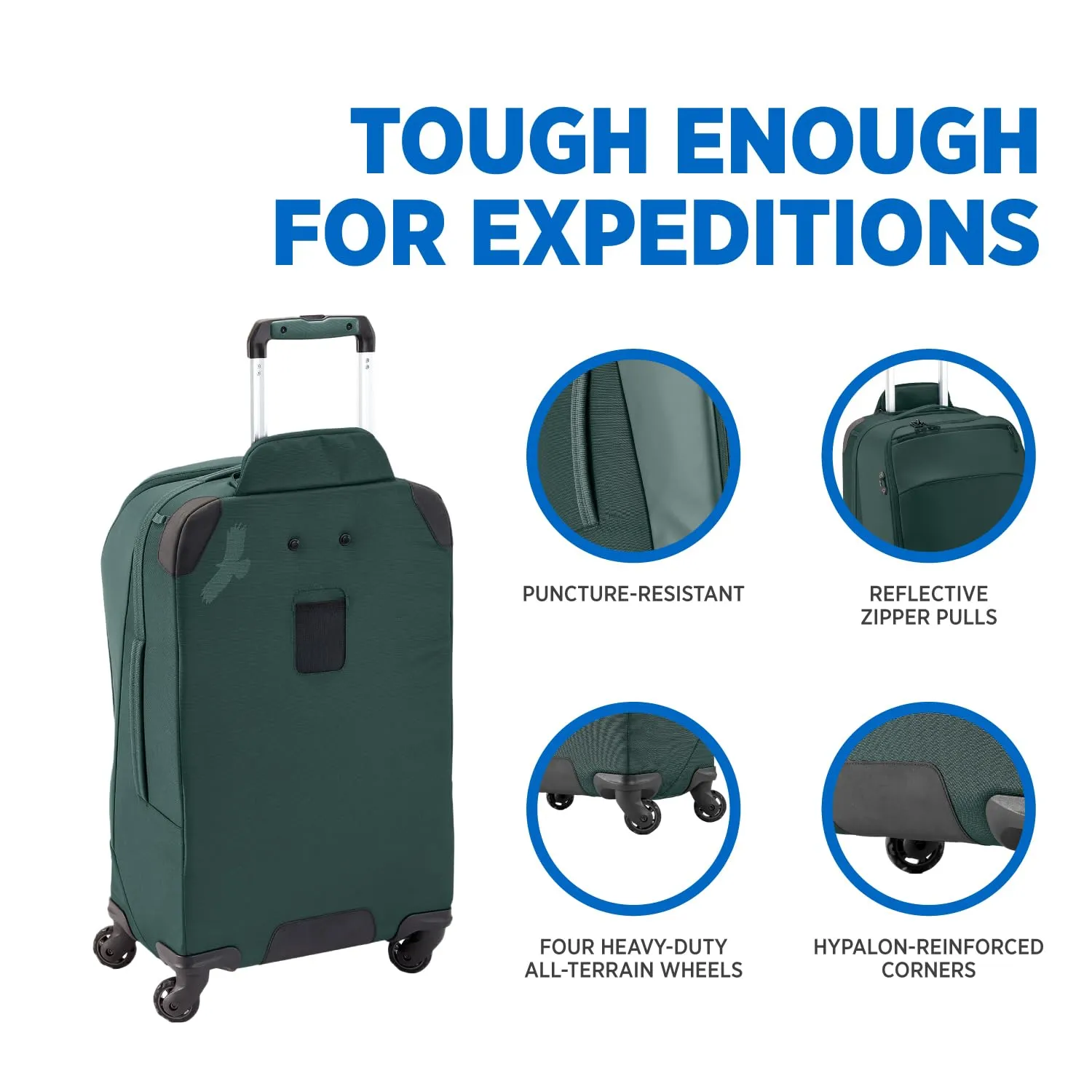 Eagle Creek Tarmac XE 24" Medium 4 Wheeled Luggage, 65L Bags Eagle-Creek