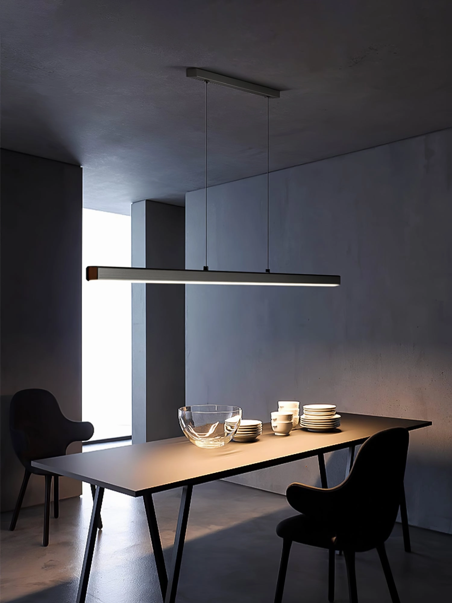 Edge Linear Island Chandelier
