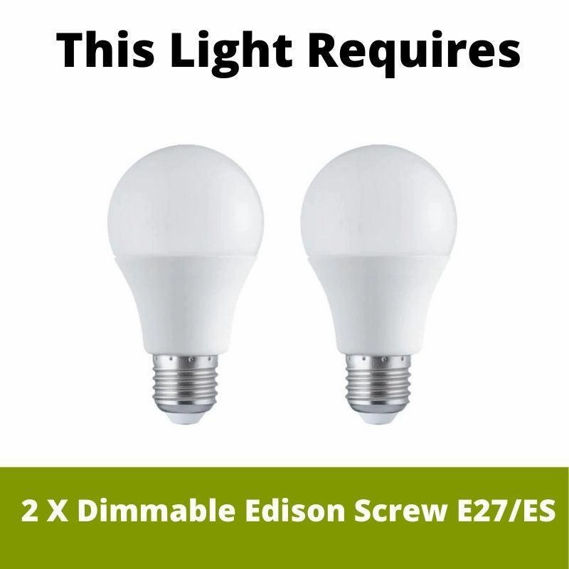 Edinburgh 2 Light Brass Flush Bathroom Light - Opal Glass