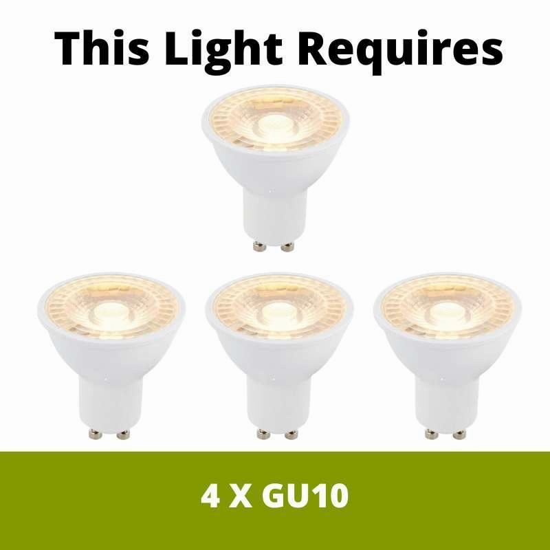 Eindhoven 4 Light Matt Black Bar Ceiling Pendant Searchlight
