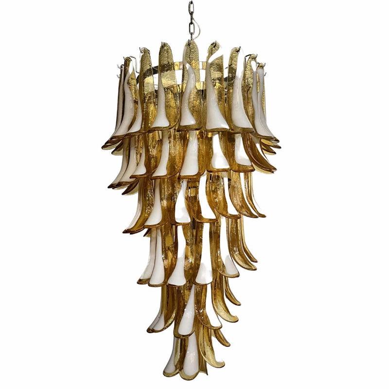 Elara Petal Glass Chandelier
