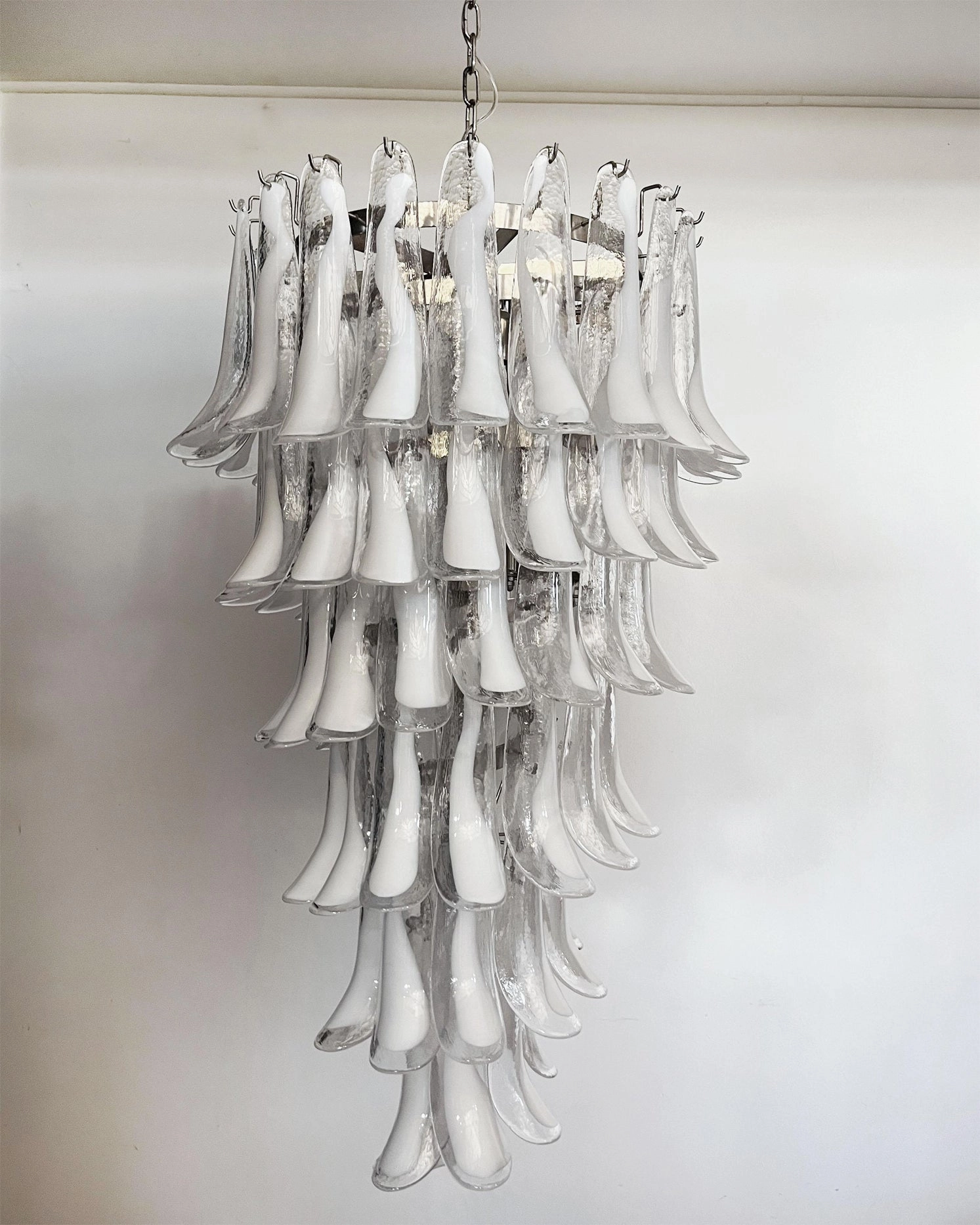Elara Petal Glass Chandelier