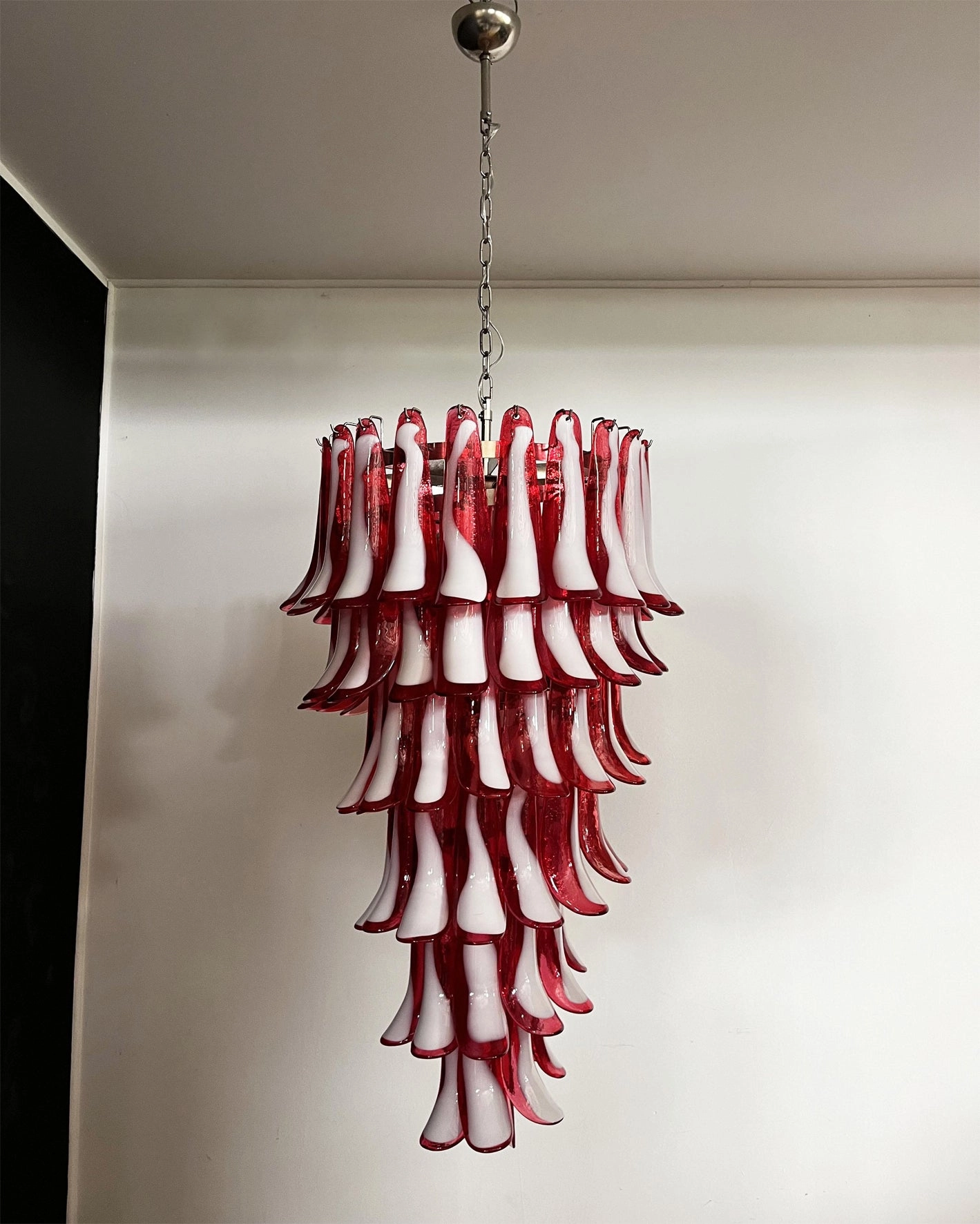 Elara Petal Glass Chandelier