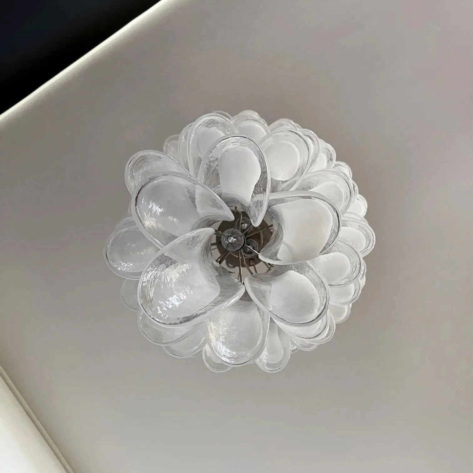 Elara Petal Glass Chandelier