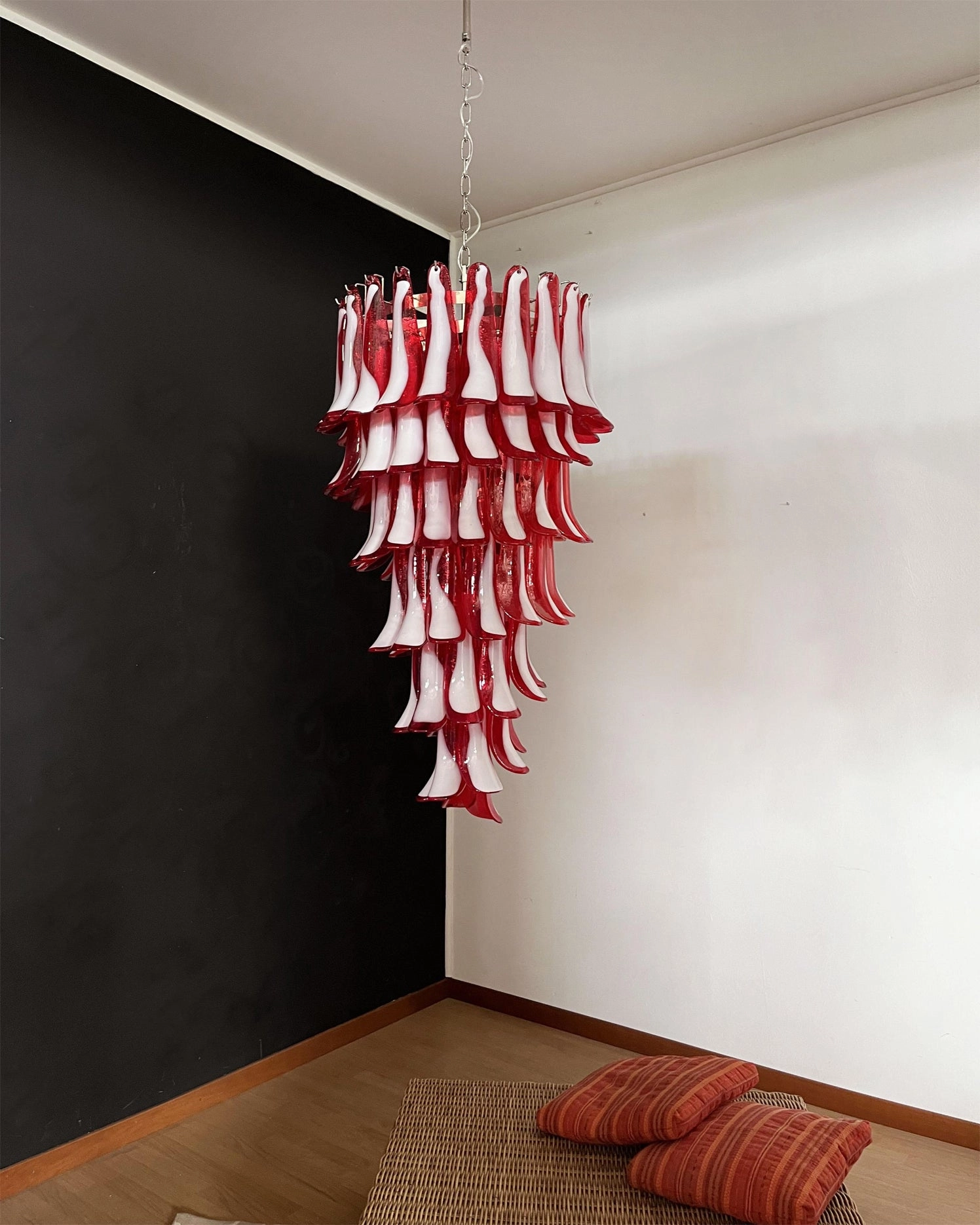 Elara Petal Glass Chandelier