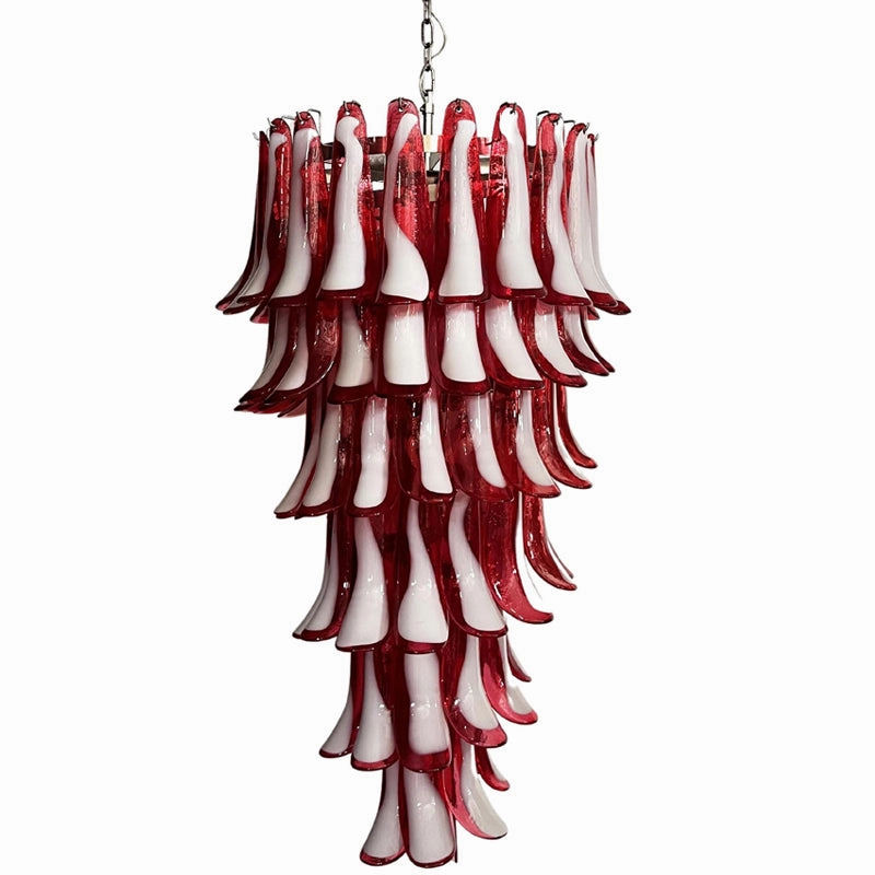 Elara Petal Glass Chandelier