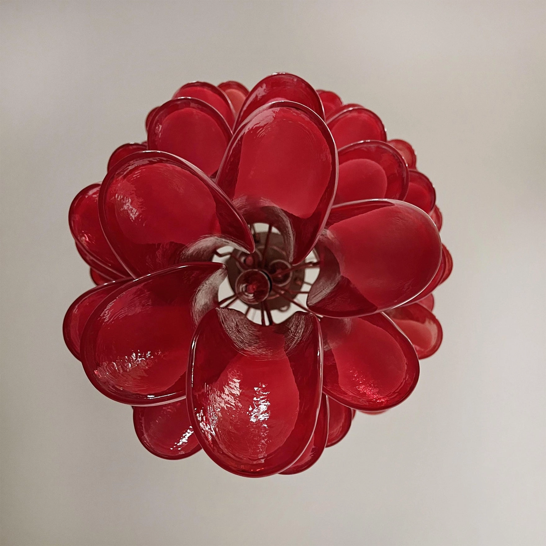 Elara Petal Glass Chandelier