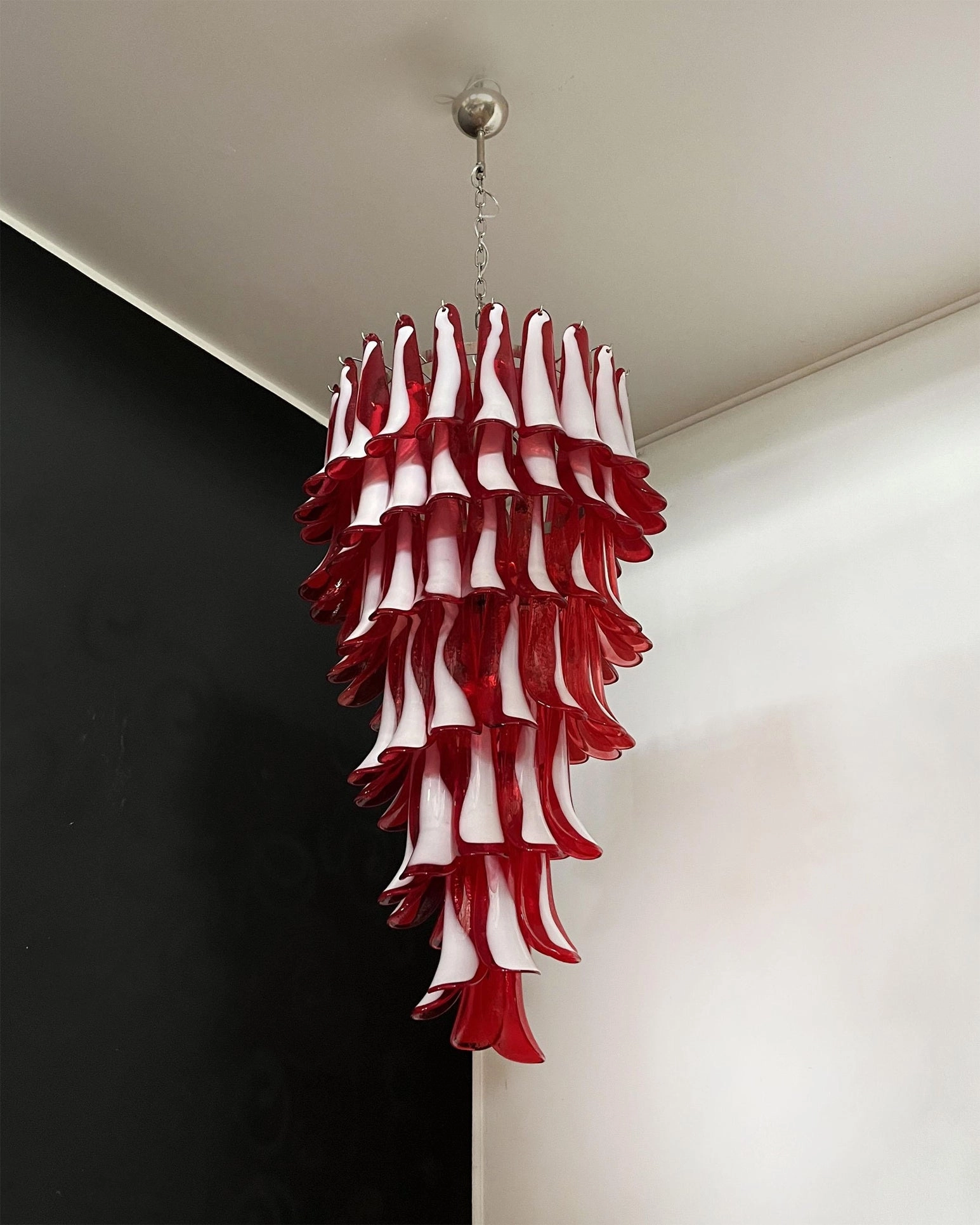 Elara Petal Glass Chandelier