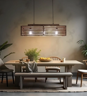 Elegant Centrum Brown Series Hanging Lamp (BULB NOT INCLUDED) contemporary ceiling fixture