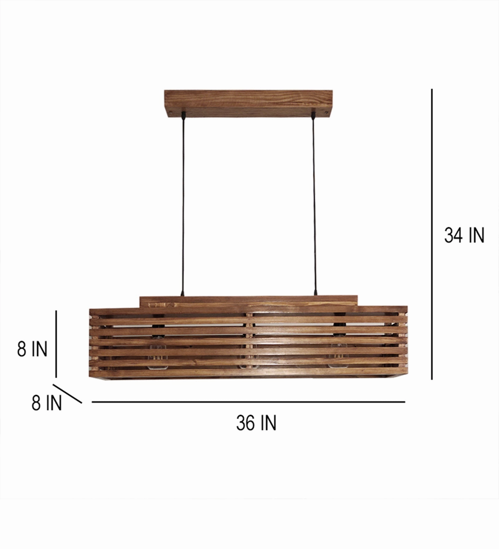 Elegant Centrum Brown Series Hanging Lamp (BULB NOT INCLUDED)