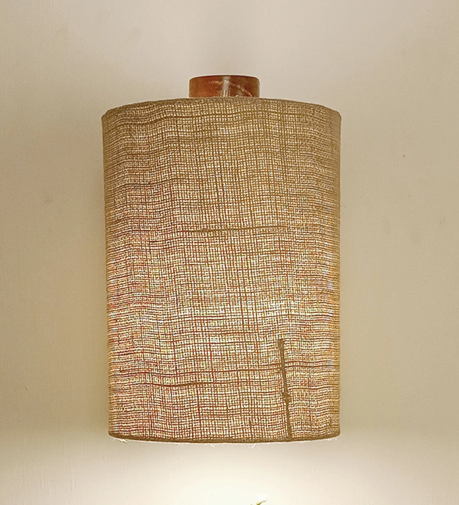 Elementary Brown Wooden Wall Light (BULB NOT INCLUDED)