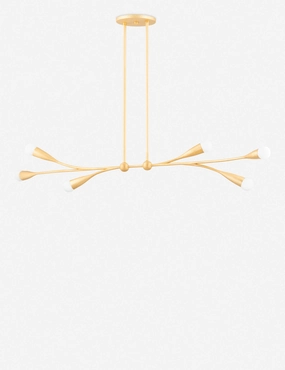 Elsa Linear Chandelier by Eny Lee Parker x Mitzi vintage desk lamp
