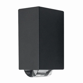 Elstead Agner 2 Way Black Outdoor Wall Light outdoor wall lamp