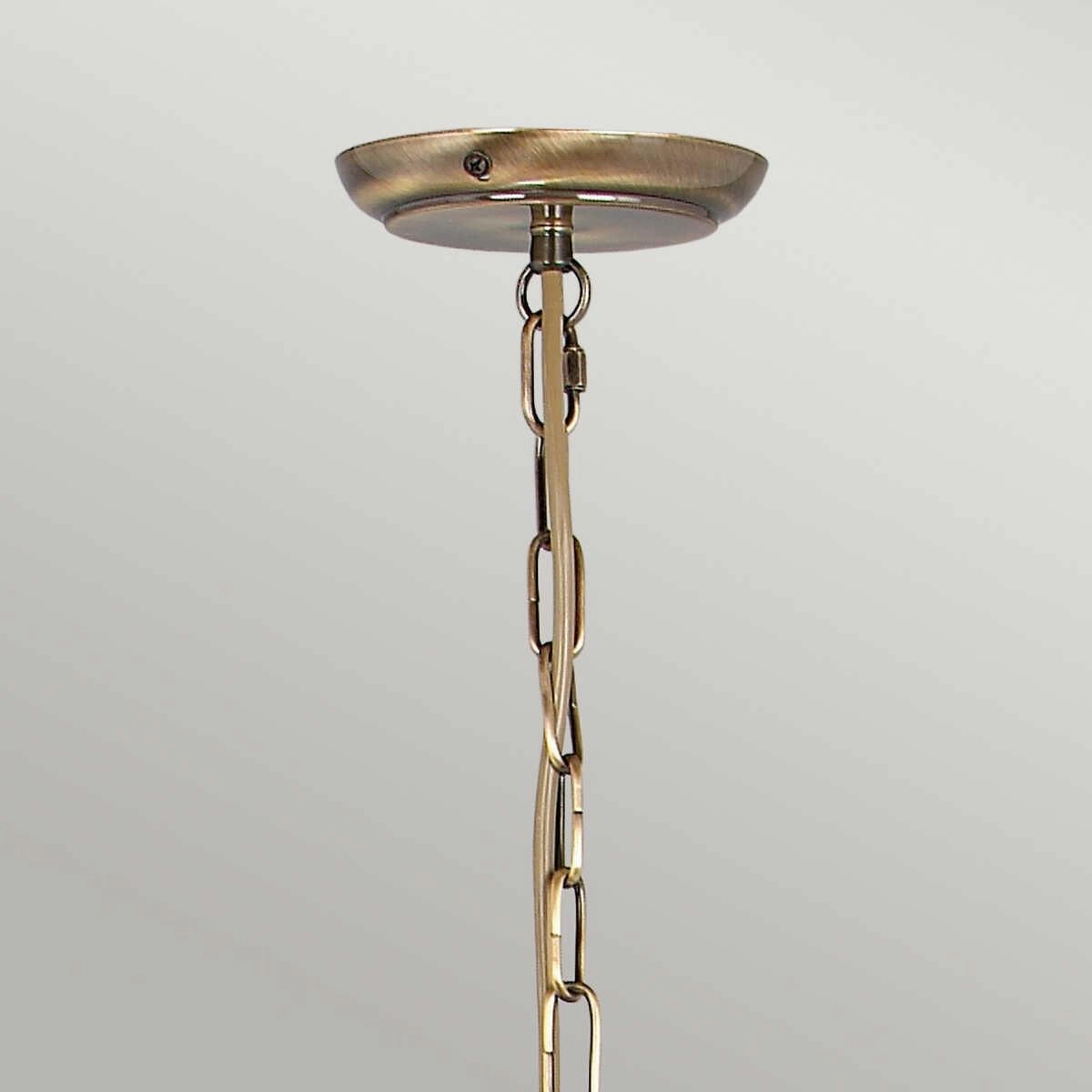 Elstead Artisan Aged Brass 3 Light Chandelier
