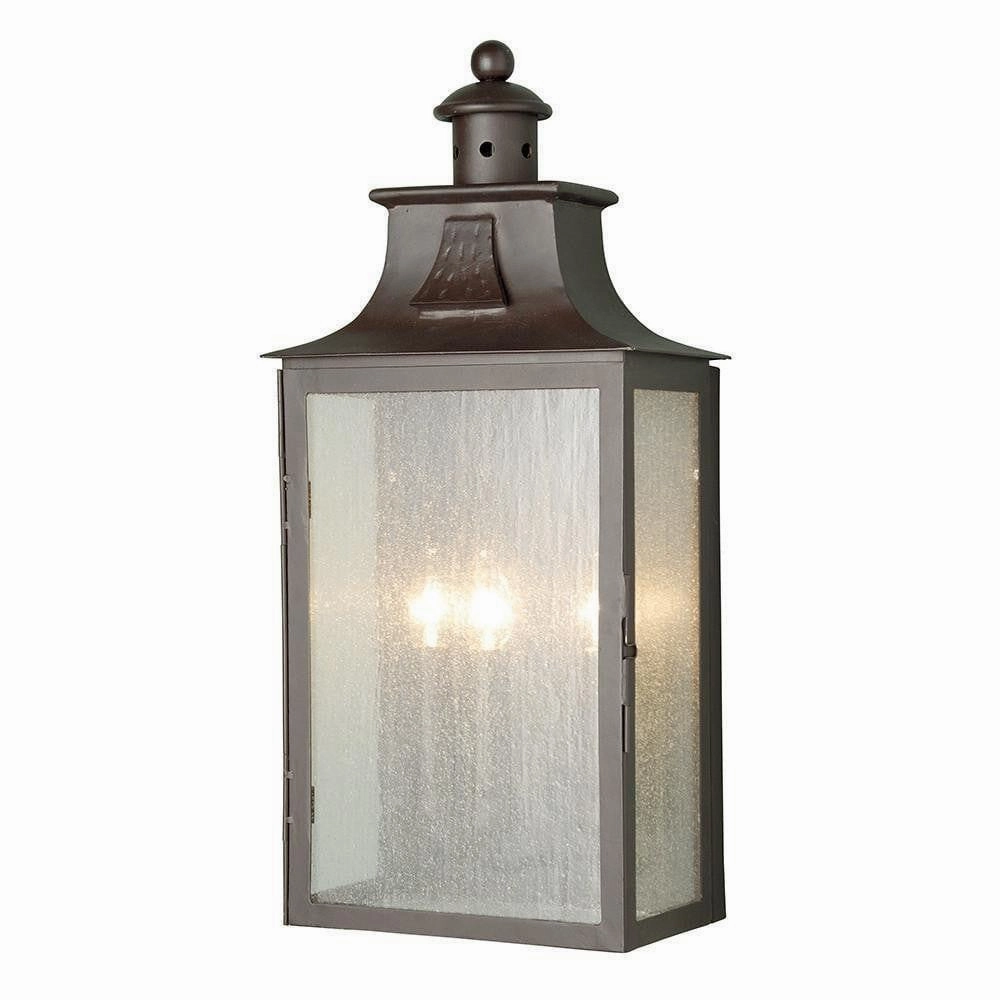 Elstead Balmoral Old Bronze Large Outdoor Wall Light indoor ambient light
