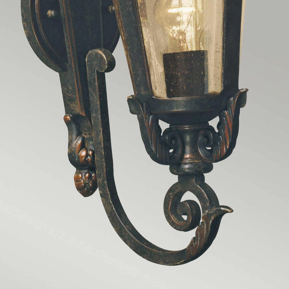 Elstead Baltimore Weathered Bronze Medium Outdoor Wall Light
