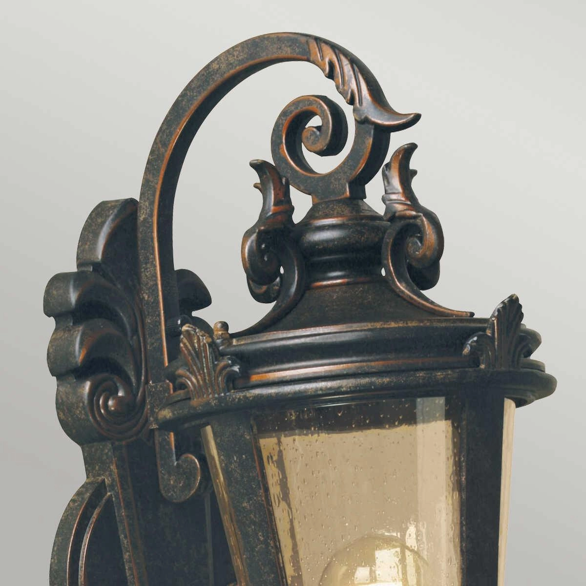 Elstead Baltimore Weathered Bronze Medium Outdoor Wall Light