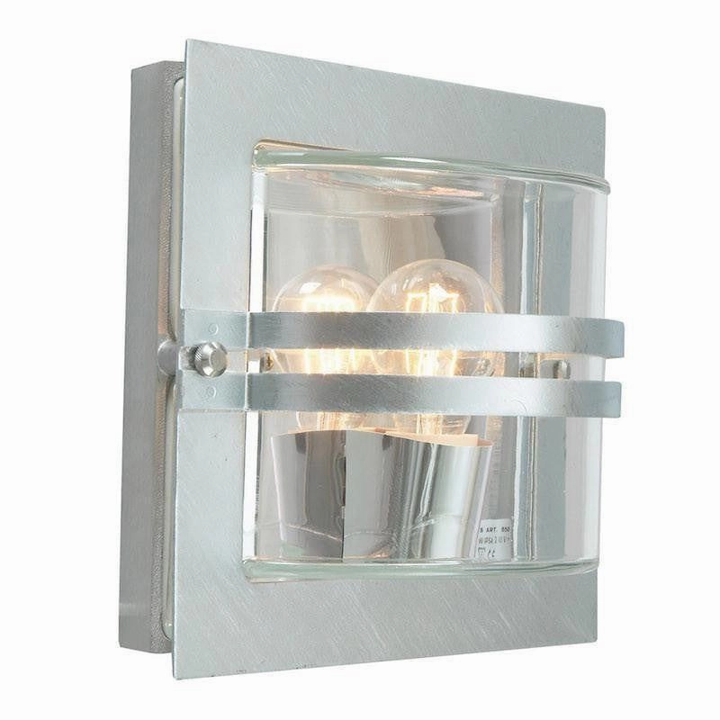 Elstead Bern Galvanised Steel Outdoor Wall Light outdoor wall lamp