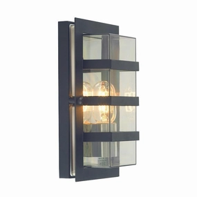 Elstead Boden Black & Polycarbonate Outdoor Wall Light outdoor wall lamp